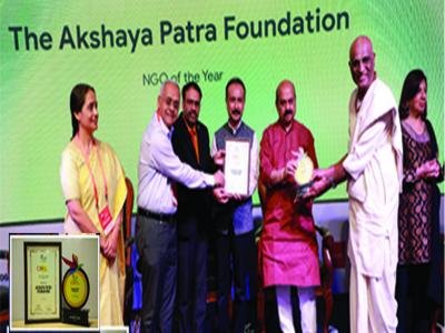 Akshaya Patra receives the ‘India CSR NGO Leadership Award’
