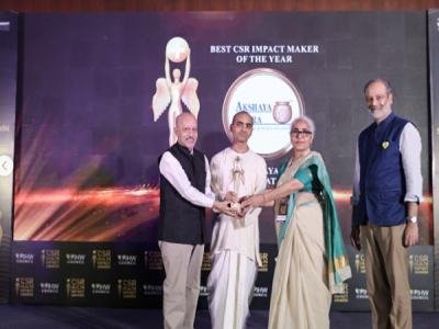 Akshaya Patra receives the Best CSR Impact Maker of the Year