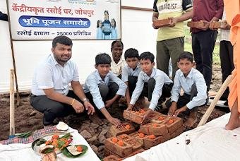 Bhumi Pujan of Jodhpur Kitchen in Rajasthan