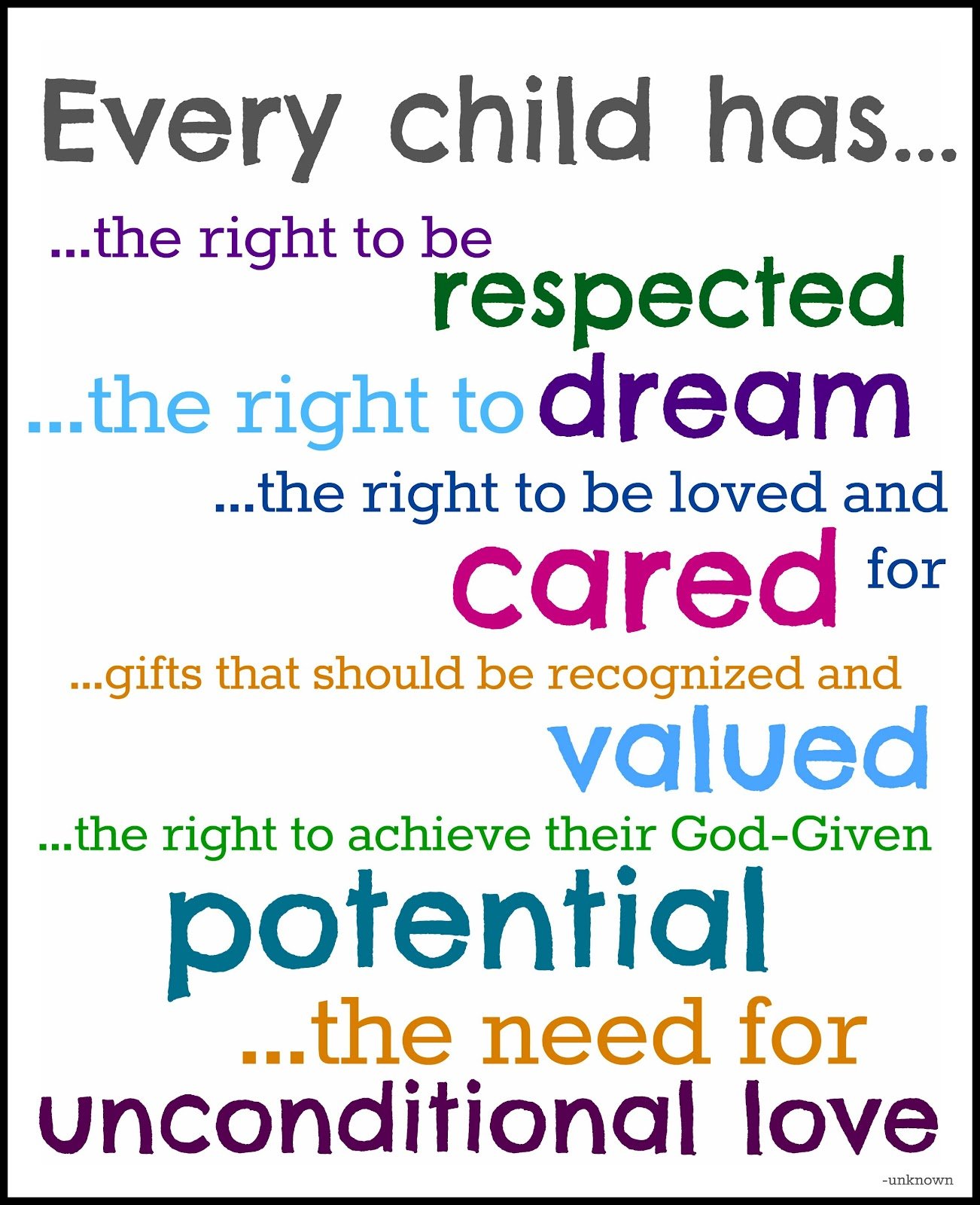 Every Child Is Special!