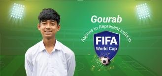Gourab Aspires to Represent India in FIFA World Cup