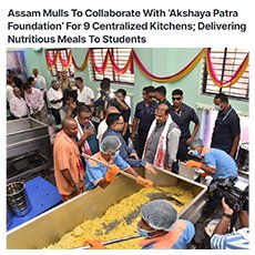 Akshaya Patra launches its 65th Kitchen 