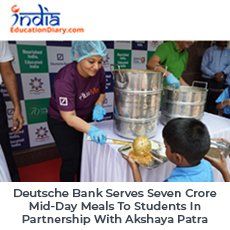 Deutsche Bank serves 70 Million Mid-Day Meals in School
