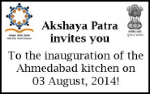 Akshaya Patra to Inaugurate Ahmedabad Kitchen
