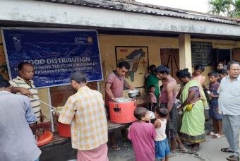 Akshaya Patra Begins Flood Relief Operation in Assam