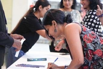 Setting up for the music to take over!