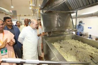 Inspection of the working of the state-of-the-art kitchens